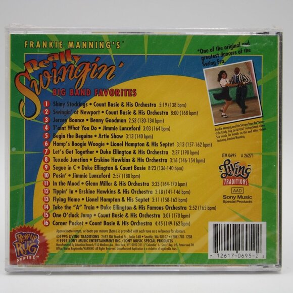Frankie Manning's Really Swingin' Big Band Favorites CD Sealed - Picture 2 of 2